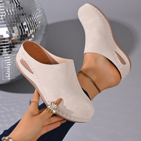Damen Clogs mit ergonomischem Fußbett und rutschfester Sohle EB