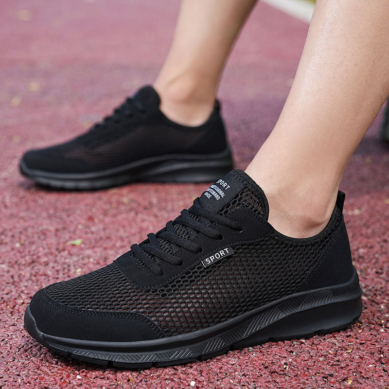 Damen Atmungsaktive Mesh-Sneaker mit flexibler Laufsohle und stabiler Dämpfung EB