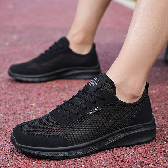 Damen Atmungsaktive Mesh-Sneaker mit flexibler Laufsohle und stabiler Dämpfung EB