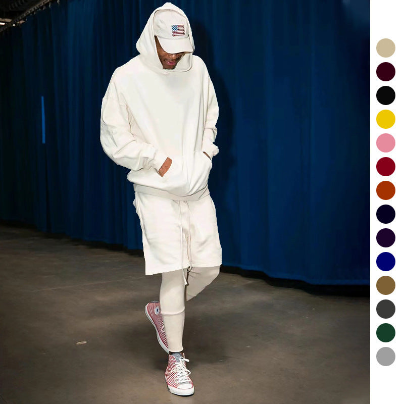 EB Herren Hoodie-Shorts-Set mit Kängurutasche