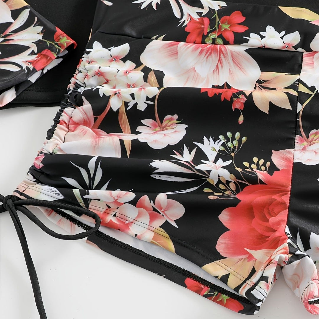 Damen Rashguard und Badeshorts Set EB