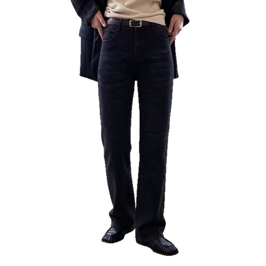 Herren lässige Bootcut Jeans mit modernen Waschungen EB