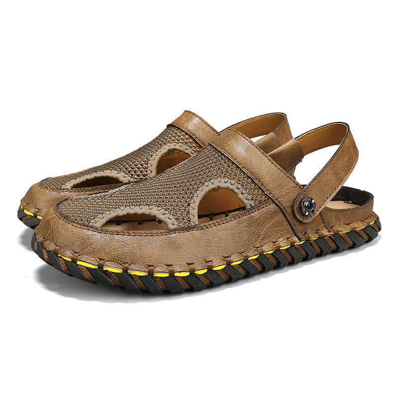 Damen Freizeit-Sandalen mit atmungsaktiver Netzstruktur und rutschfester Sohle EB