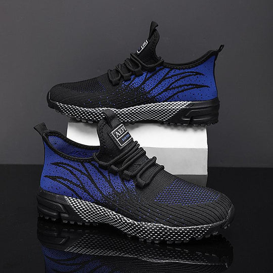 Damen Sportliche Lauf-Sneakers mit modernem Strickdesign EB