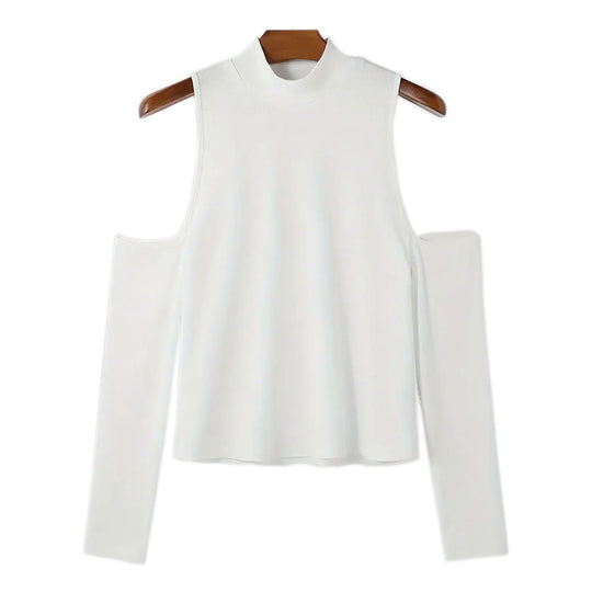 Damen Oberteil mit kaltem Schulterdesign EB