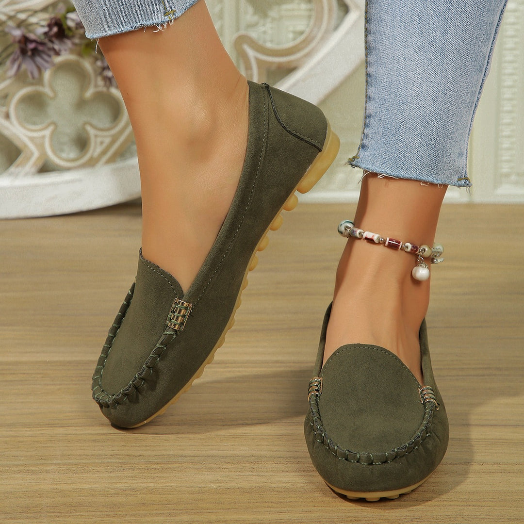 Damen Mokassins mit modischem Detail und orthopädischer Sohle EB