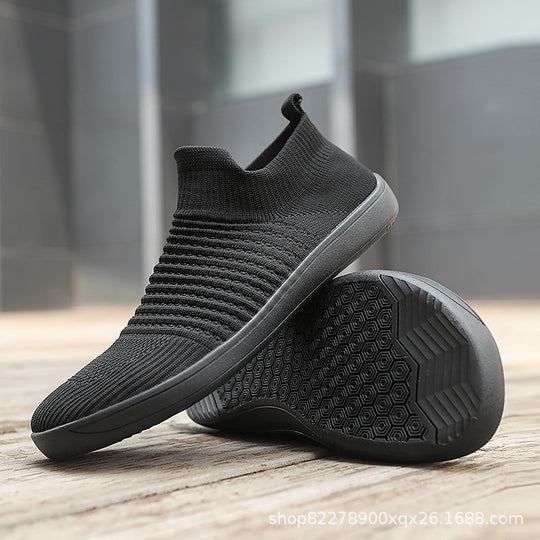 Damen Elastische Slip-On Sneakers mit atmungsaktivem Obermaterial EB