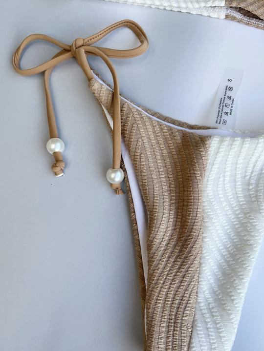 Damen Cut-Out Bikini mit Perlenakzenten EB