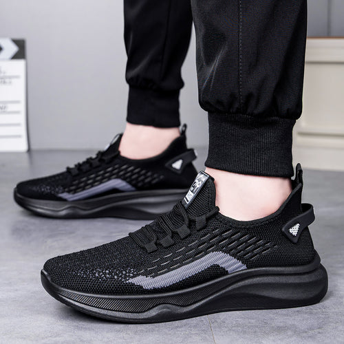 Damen Atmungsaktive Strick-Sneaker mit flexiblem Sohlen-Design EB