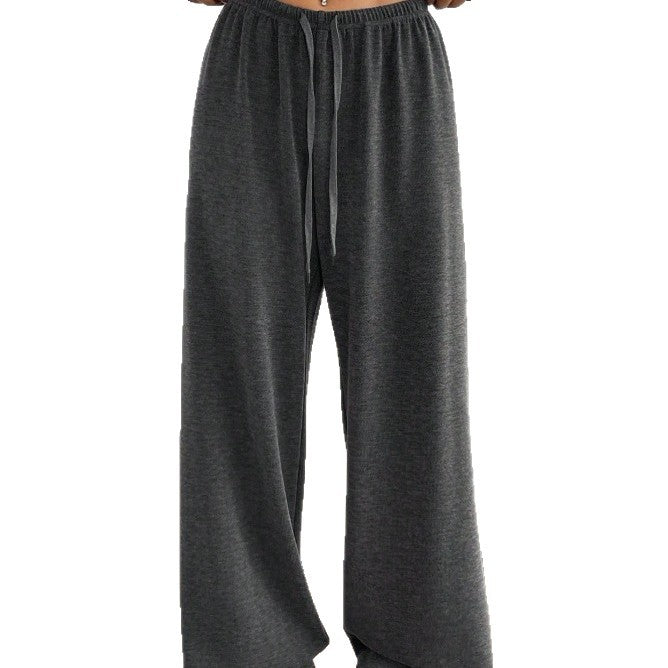 Damen weit geschnittene Freizeit-Hose mit bequemer Taille EB