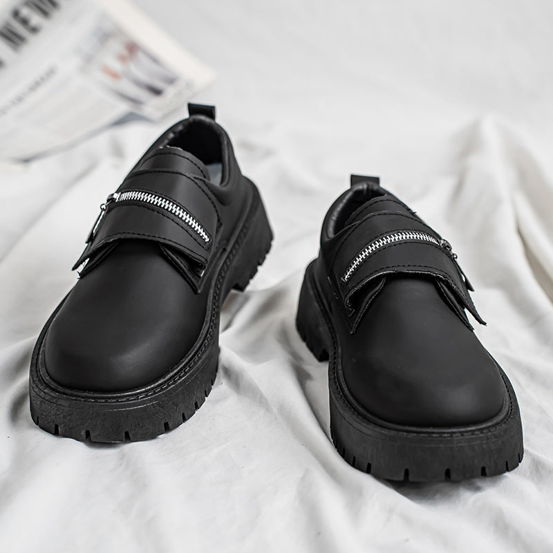 Damen Modische Schnürschuhe mit praktischer Zip-Verschluss und rutschfester Sohle EB