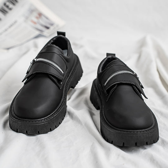 Damen Modische Schnürschuhe mit praktischer Zip-Verschluss und rutschfester Sohle EB