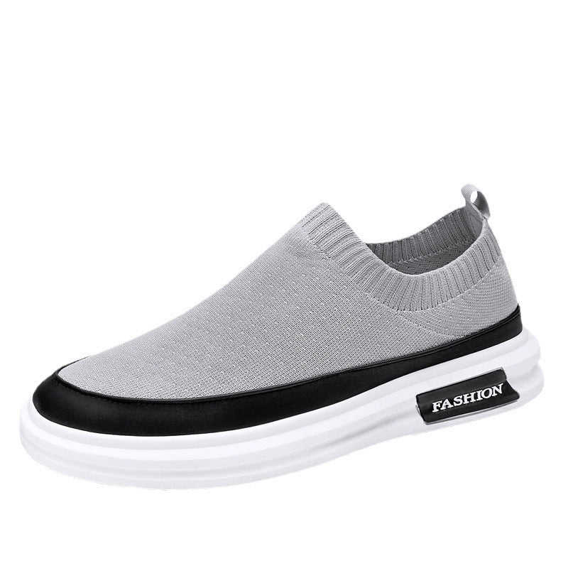 Damen Elastische Slip-On Sneakers mit bequemer Sohle EB