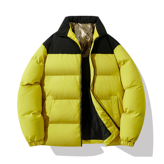 Herren isolierte Steppjacke mit hohem Kragen und praktischen Taschen EB