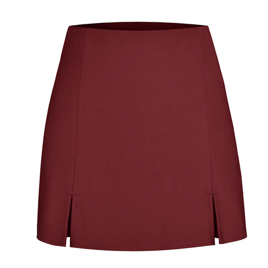 Damen Designer Minirock mit seitlichen Schlitzen EB