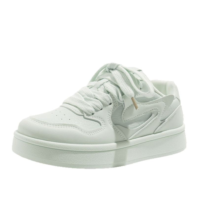 Damen Modische Plataforma Sneakers mit weicher Dämpfung EB