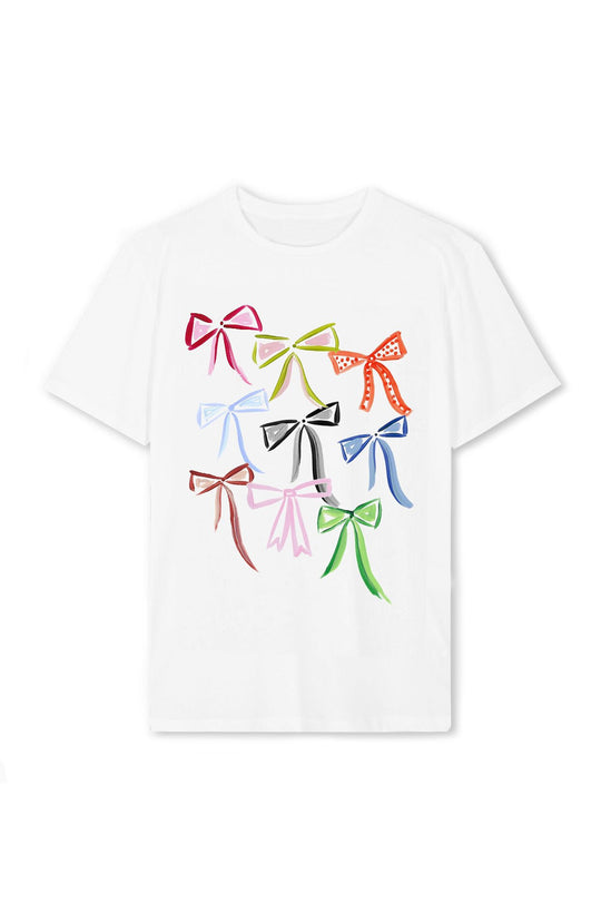 Damen T-Shirt mit farbenfrohem Motiv und kreativem Design EB