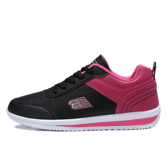 Damen sportive Freizeitsneaker mit atmungsaktivem Obermaterial und rutschfester Sohle EB