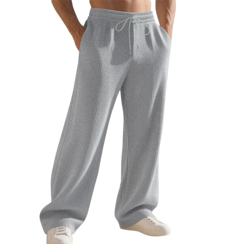 Herren Relaxed-Fit Strick-Jogginghose mit feiner Rippstruktur EB