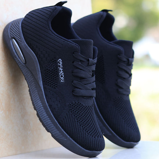 Damen Bequeme und atmungsaktive Sneakers mit stoßdämpfendem Komfort EB