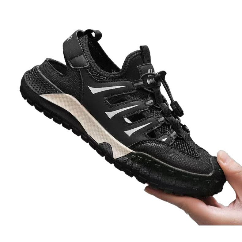 Damen Komfortable Sport Sandalen mit atmungsaktivem Obermaterial und rutschfester Sohle EB