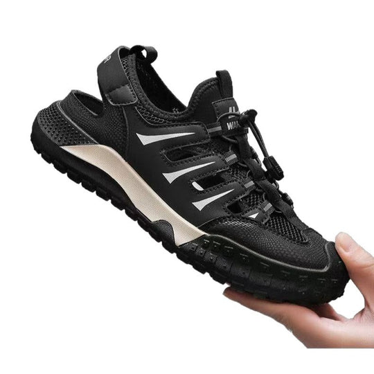 Damen Komfortable Sport Sandalen mit atmungsaktivem Obermaterial und rutschfester Sohle EB