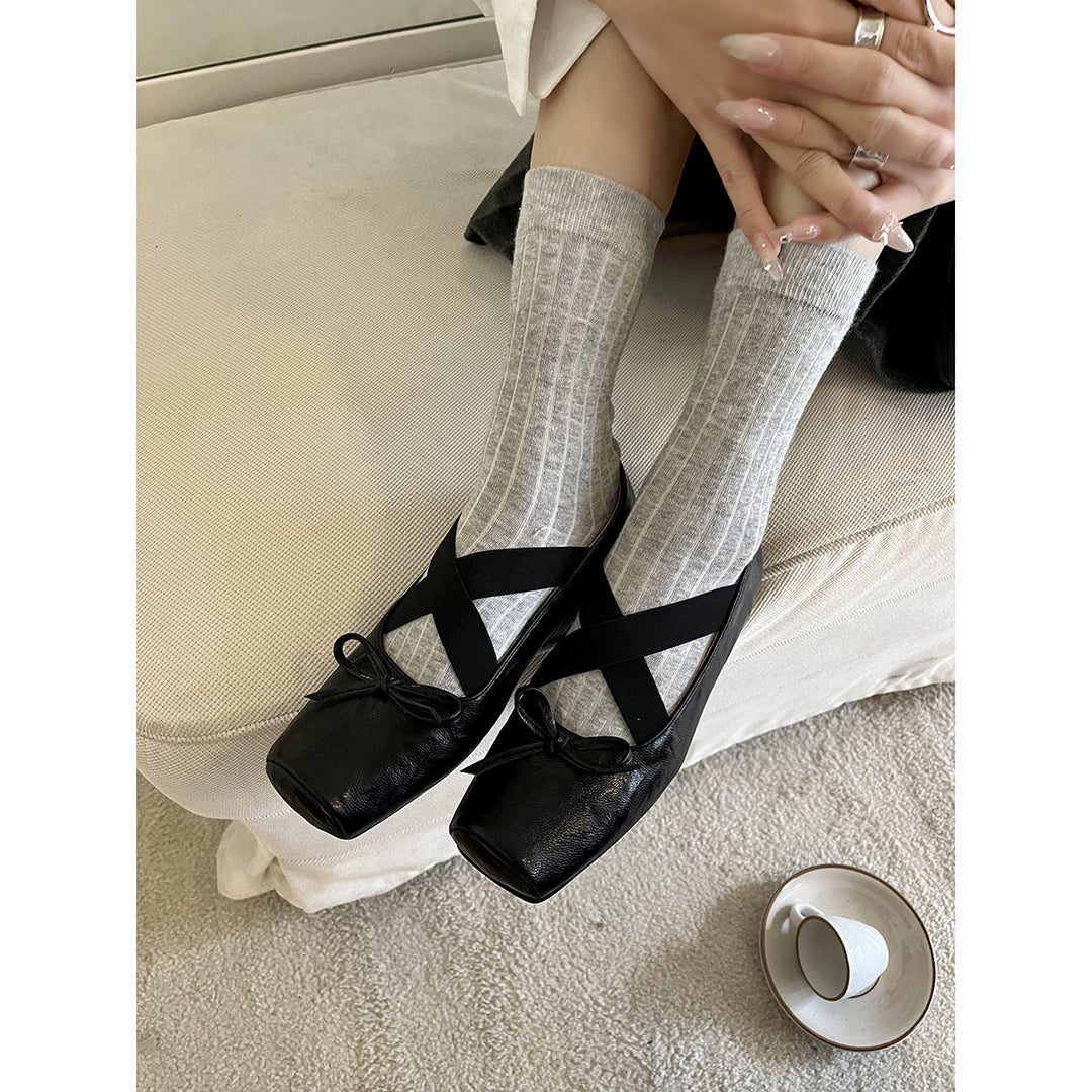 Damen Ballerinas mit elegantem Riemendesign und verbessertem Komfort EB