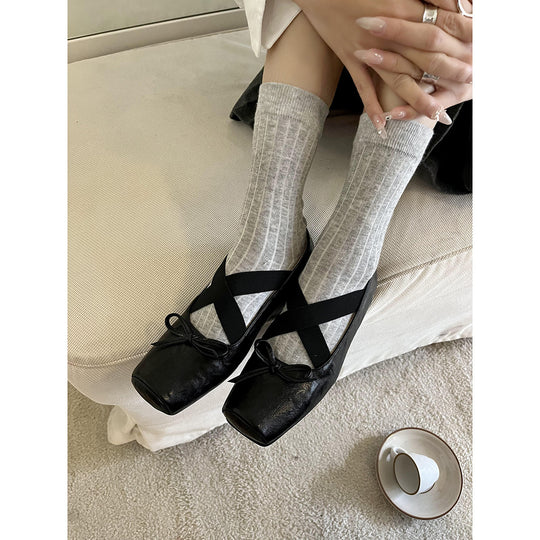 Damen Ballerinas mit elegantem Riemendesign und verbessertem Komfort EB