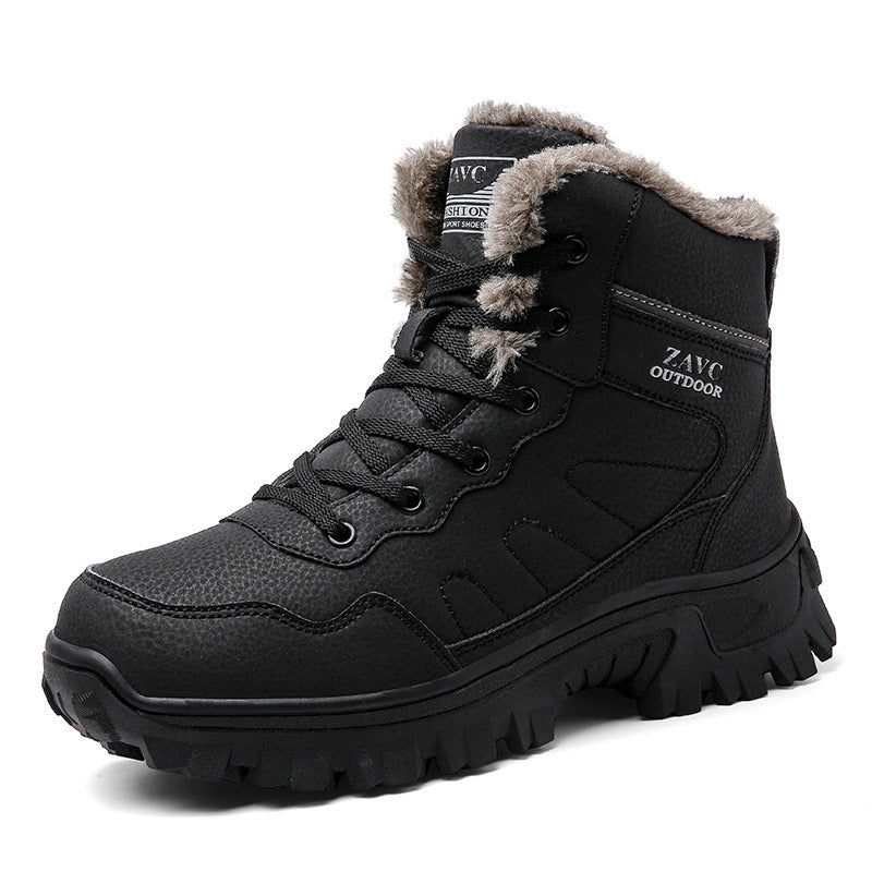 Damen warme Outdoor-Winterstiefel mit isolierender Polsterung und rutschfester Sohle EB