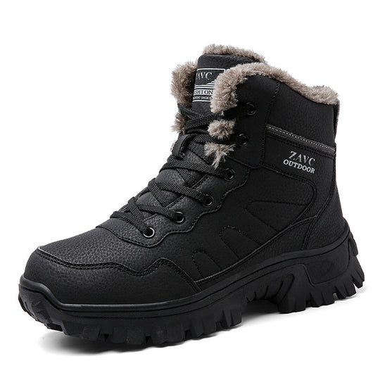 Damen warme Outdoor-Winterstiefel mit isolierender Polsterung und rutschfester Sohle EB