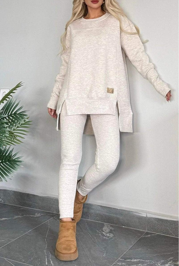 Damen Bequemes Lounge-Set mit modernem Oversized-Schnitt EB