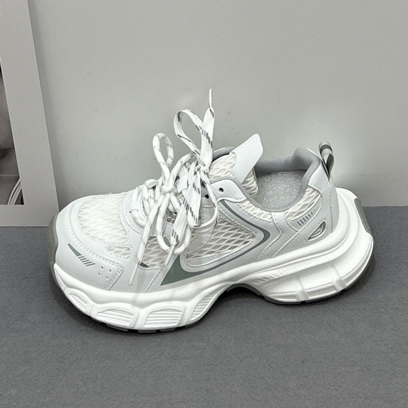 Damen Sportliche Lauf-Sneaker mit atmungsaktiver Netzstruktur und trendigem Design EB
