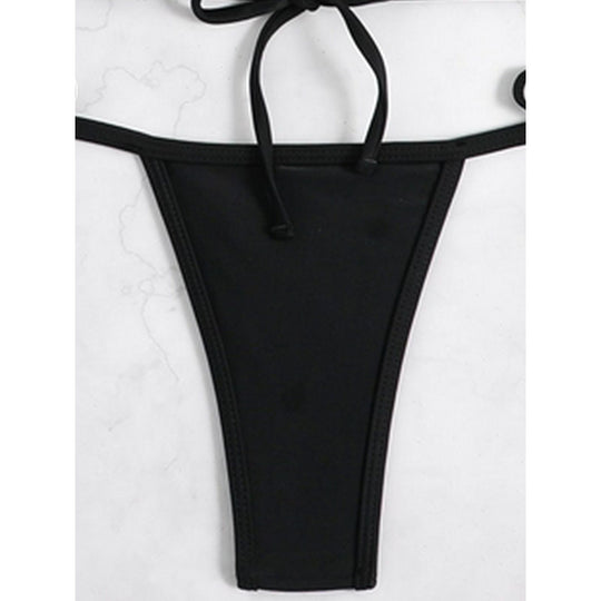 Damen Triangle-Bikini mit raffiniertem Bindedesign EB