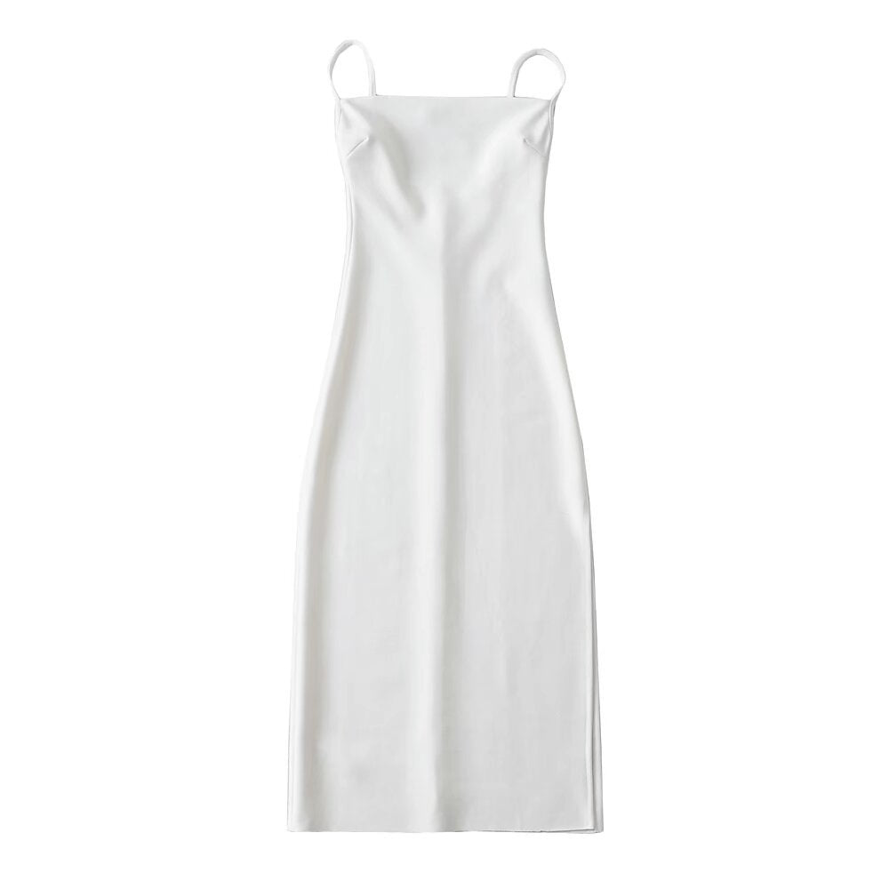 Damen langes Abendkleid mit elegantem Schlitz EB