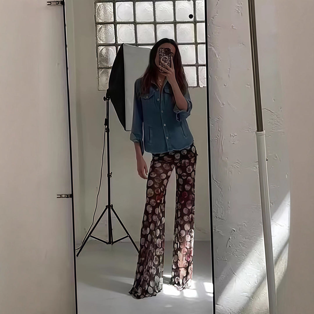 Damen Lässige Kunstlederjacke mit modischem Schnitt EB