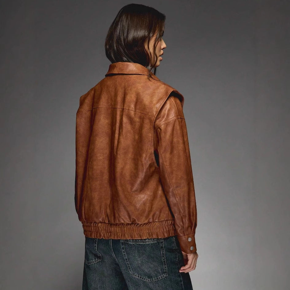 Damen lässige Oversize jacke EB