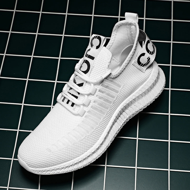 Damen Sportliche Sneakers mit atmungsaktivem Obermaterial und elastischem Schnürsystem EB