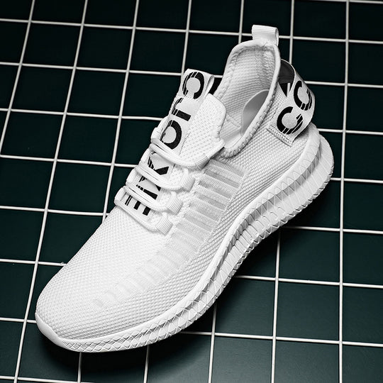 Damen Sportliche Sneakers mit atmungsaktivem Obermaterial und elastischem Schnürsystem EB