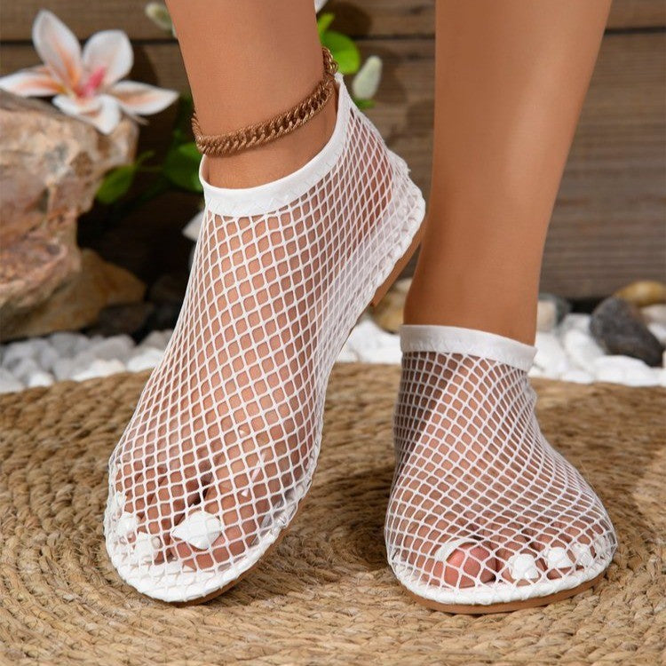 Damen Netzschuhe mit flexibler Sohle und rutschfester Unterlage EB