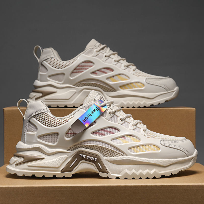 Damen Sportliche Sneakers mit atmungsaktiver Mesh-Konstruktion und rutschfester Sohle EB