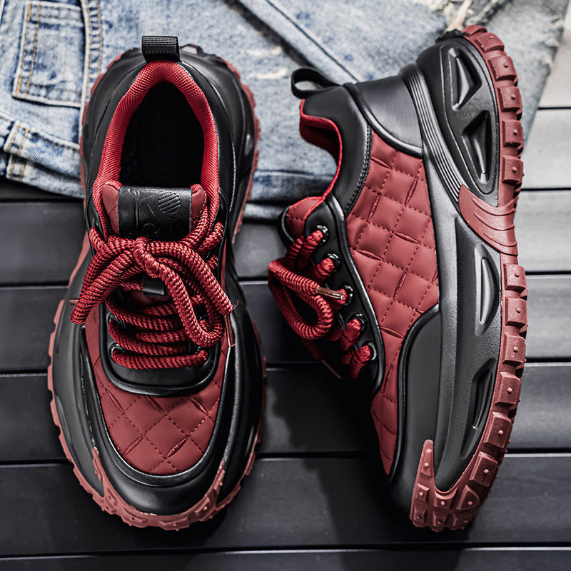 Damen Sportliche Chunky Sneakers mit dämpfender Laufsohle und strapazierfähigem Obermaterial EB