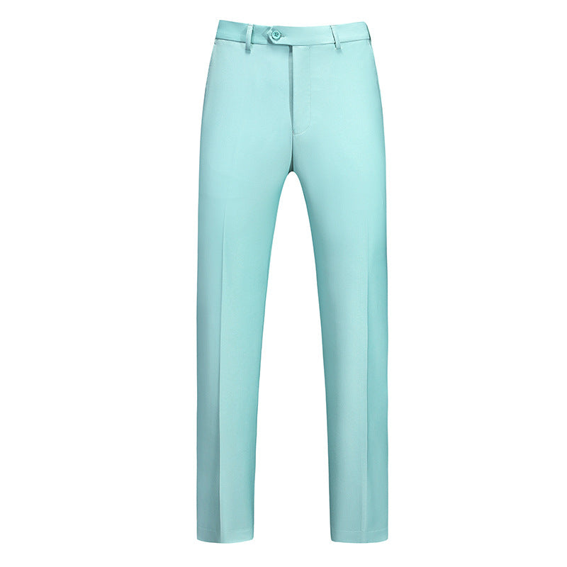 Herren nan schlanke Premium-Bügelfaltenhose mit Stretchbund und knitterarmem Gewebe EB