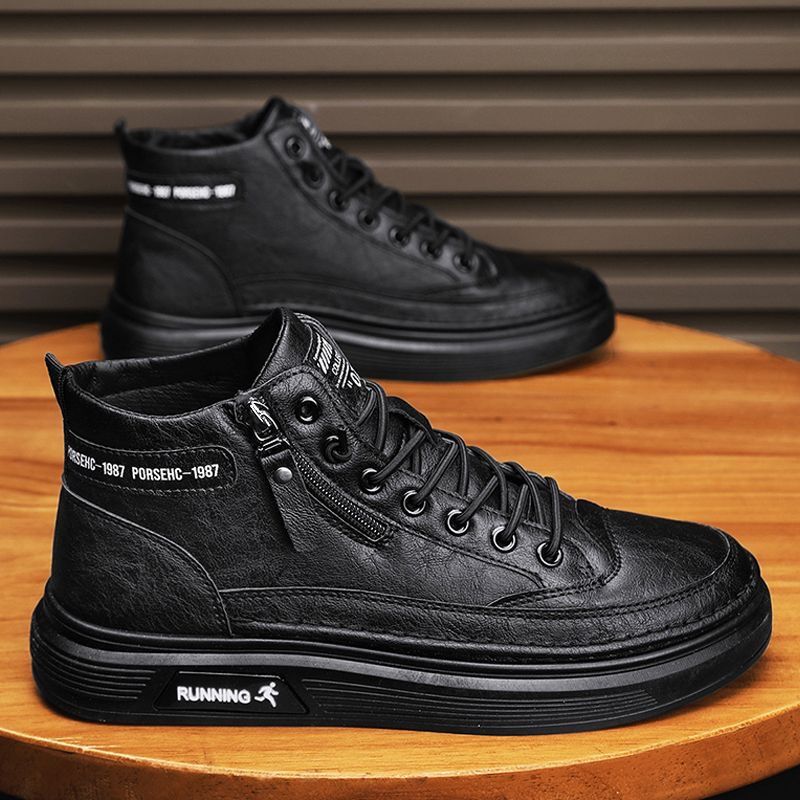 Damen Hohe Sneakers mit praktischem Reißverschluss und robustem Design EB