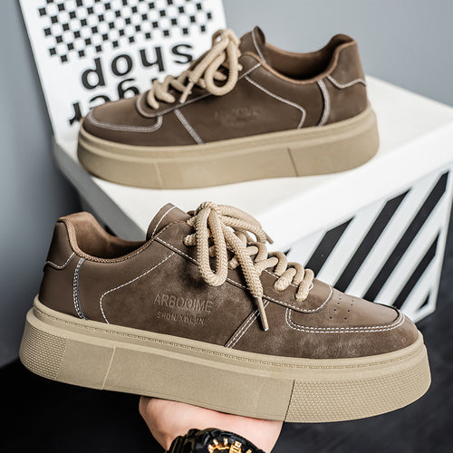 Damen luxuriöse Sneakers mit coolen Plateausohlen und robustem Obermaterial EB