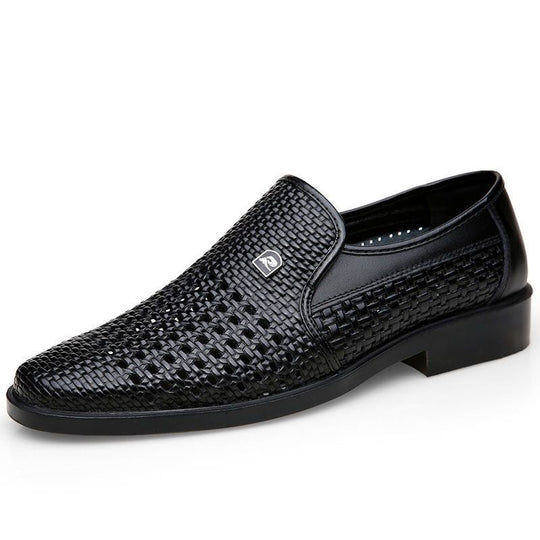 Herren Atmungsaktive Handgewebte Slipper EB