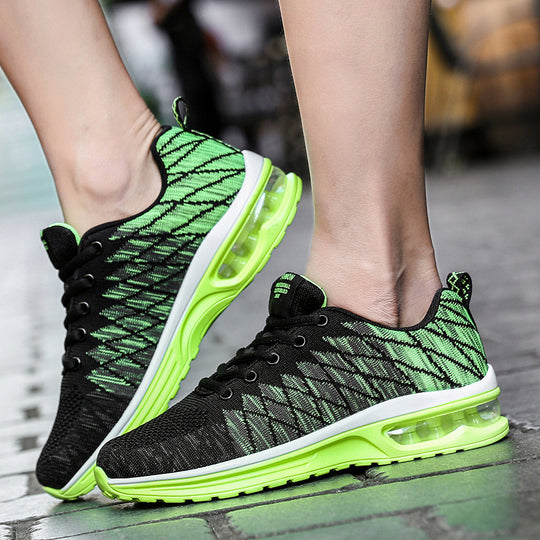 Damen Leistungsfähige Laufschuhe mit atmungsaktivem Mesh-Obermaterial und dämpfender Sohle EB
