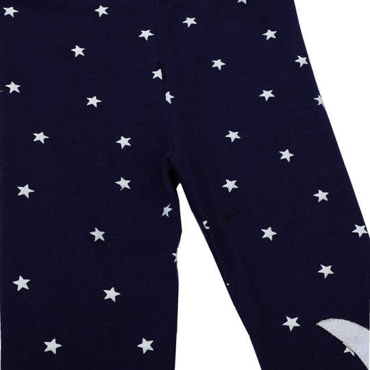 Mädchen Leggings mit verspieltem Hasen- und Sternenmotiv EB