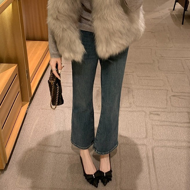Damen Elegante Pumps mit dekorativem Schleifendetail und funkelnden Applikationen EB