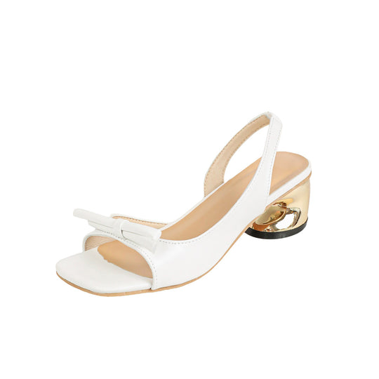 Damen elegante Slingback-Sandalen mit modischem Akzent EB