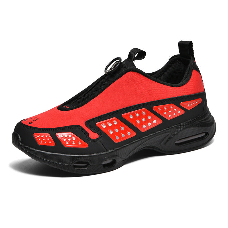 Herren sportlicher Schlupfsneaker mit integrierter Luftkammer, Reißverschlusszug und gedämpfter Profilsohle EB